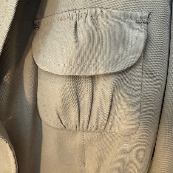 Max Studio Tan Blazer Peplum Waist - Picture 4 of 8